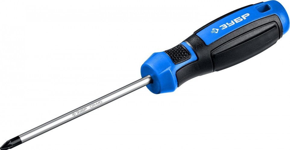 Отвертка крестовая ЗУБР ПРОФЕССИОНАЛ pz1x100 25233-1_z01 - изображение 2