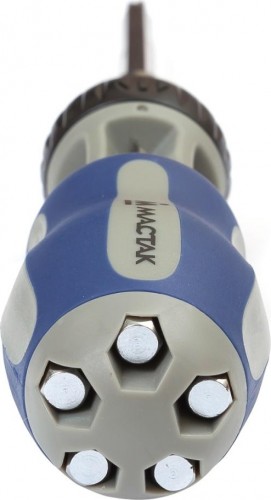 Отвертка МАСТАК 049-7LB со сменными вставками (битами), 7 в 1 - изображение 4