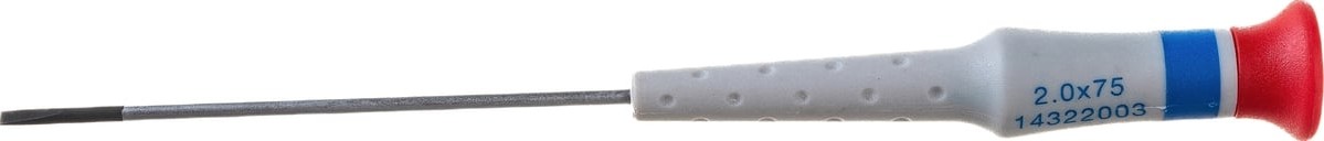 Отвертка прецизионная KING TONY 14322003 Slotted 2,0 мм, 75 мм