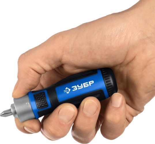 Отвертка реверсивная ЗУБР 25171 с насадками 6 пр. - изображение 3