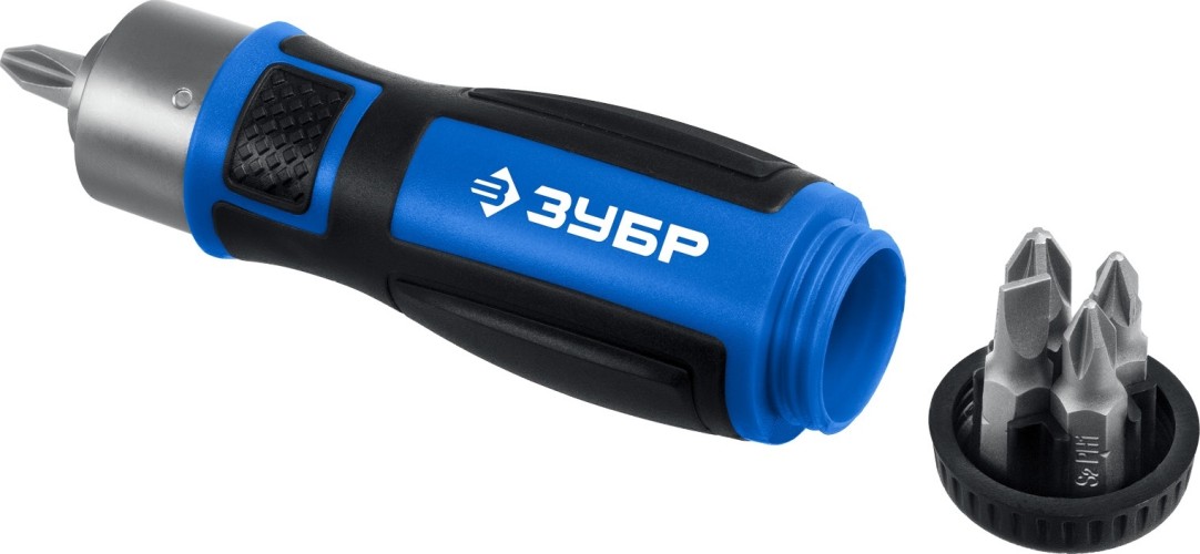 Отвертка реверсивная ЗУБР 25171 с насадками 6 пр. - изображение 2