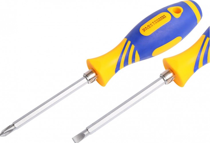 Отвертка REXANT 12-4741 двухсторонняя PH2xSL6 стержень 120 мм - изображение 2