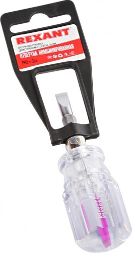 Отвертка REXANT 12-4743 двухсторонняя PH2xSL6 стержень 40 мм - изображение 2