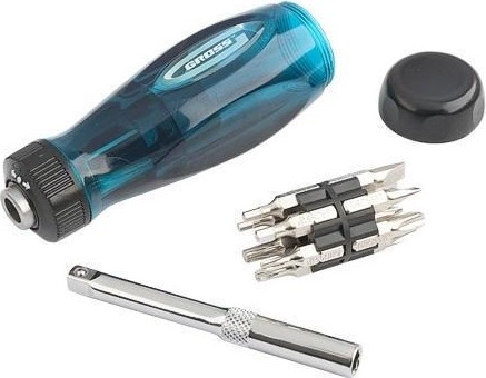 Отвертка с битами GROSS в комплекте 12 предметов 11603 11603 - изображение 2