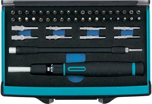 Отвертка с битами GROSS в комплекте 48 предметов 11599 11599
