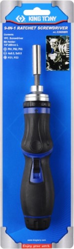 Отвертка с битами KING TONY 32809MR 9 в 1 - изображение 4