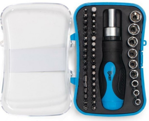 Отвертка с битами КВТ "МАСТЕР" 46 предметов НБ-46 78709