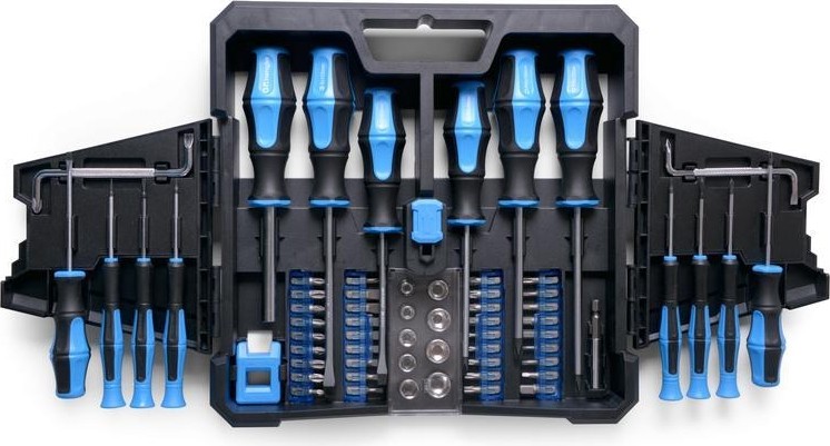 Отвертка с битами КВТ НБ-63 набор "мастер" 79774