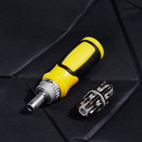 Отвертка с битами REXANT 12-4778 набор 13 предметов с реверсивной отверткой - изображение 5