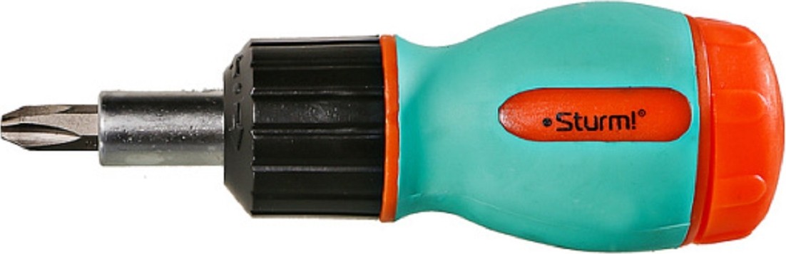 Отвертка с битами Sturm 1040-08-SS7 в комплекте 6 бит