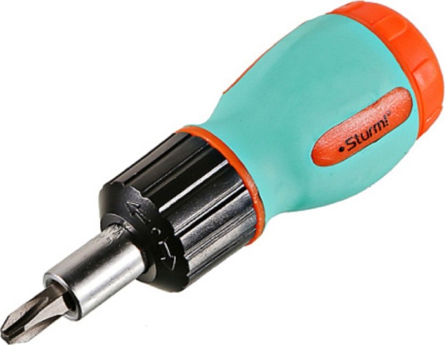 Отвертка с битами Sturm 1040-08-SS7 в комплекте 6 бит - изображение 2