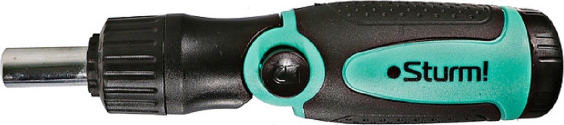 Отвертка с битами Sturm 1040-19-14 реверсивная битодерж. в ручке 14 в 1