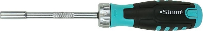 Отвертка с битами Sturm 1040-19-6 реверсивная с автомат. битодержателем 12 в 1