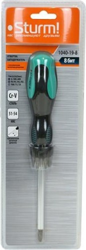 Отвертка с битами Sturm 1040-19-8 с телескопическ. магнитным держателем 8 в 1 - изображение 2
