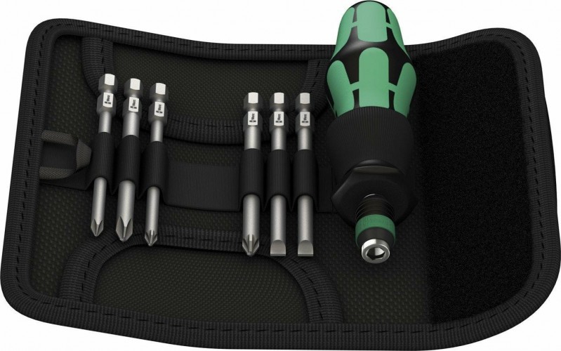Отвертка с битами WERA Kraftform Kompakt 40 7 предметов WE-059298 WE-059298