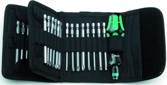 Отвертка с битами WERA Kraftform Kompakt 62 33 предмета WE-059297 WE-059297