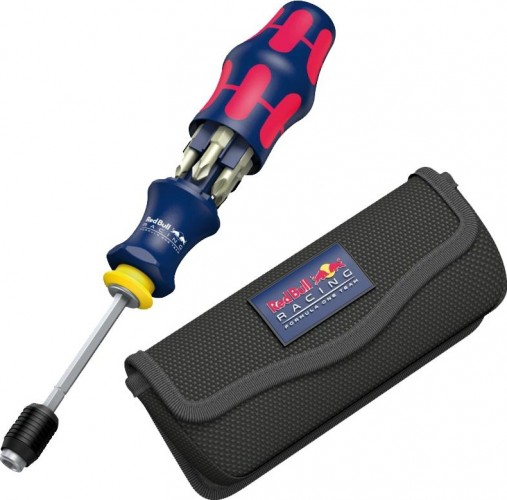 Отвертка с битами WERA Kraftform Kompakt 20 7 предметов Red Bull Racing WE-227702 WE-227702