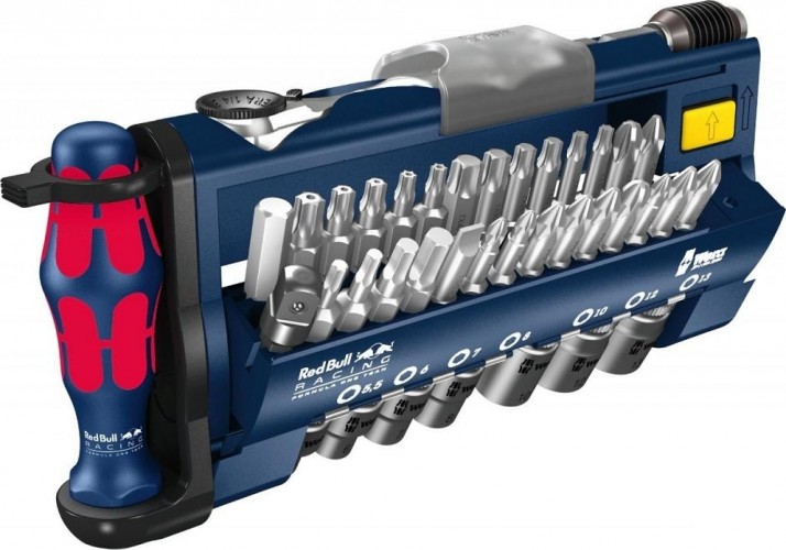 Отвертка с битами WERA Tool-Check PLUS Red Bull Racing 39 предметов WE-227704 WE-227704