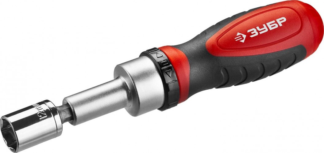 Отвертка с битами ЗУБР ПРОФЕССИОНАЛ компакт-38 набор: реверсивная насадками 38 шт 25165-H38_z01 - изображение 4