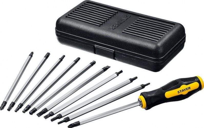 Отвертка с переставными стержнями STAYER Hercules-20-in-1 20 шлицов, 2513 2513