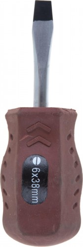 Отвертка шлицевая Biber Мастер 85507 CrV сталь sl 5х38мм (бочка) тов-079383