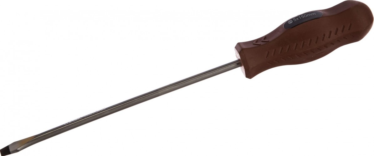 Отвертка шлицевая Biber Мастер 85503 CrV сталь sl 5х150мм тов-079379