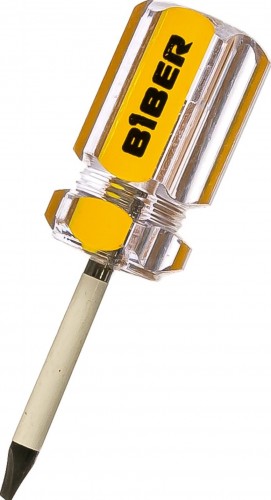 Отвертка шлицевая Biber Стандарт 85578 SL 5х38мм (бочка) тов-079488