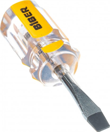 Отвертка шлицевая Biber Стандарт 85579 SL 6х38мм (бочка) тов-079489