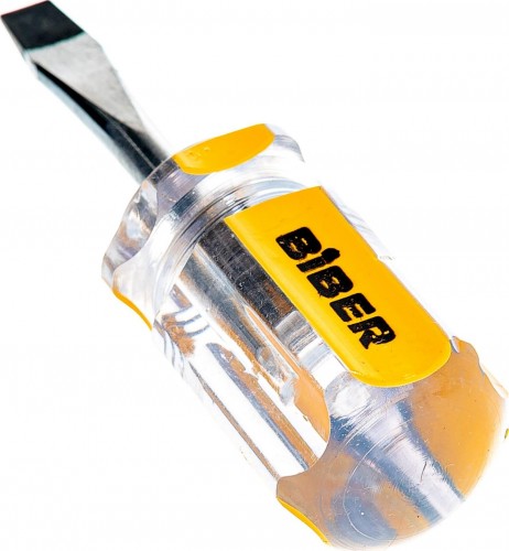 Отвертка шлицевая Biber Стандарт 85579 SL 6х38мм (бочка) тов-079489 - изображение 3