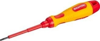 Отвертка шлицевая диэлектрическая KRAFTOOL X-Drive ELECTRO VDE 1000 V 4.0 х 100 мм 250083-4.0-100 250083-4.0-100