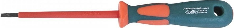 Отвертка шлицевая диэлектрическая JONNESWAY DV13S275 SL2,5х75 мм 047470