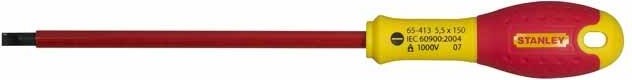 Отвертка шлицевая диэлектрическая STANLEY VDE FATMAX 0-65-412 4.0 х 100 мм 0-65-412