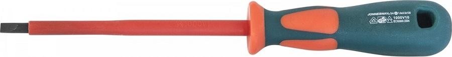Отвертка шлицевая диэлектрическая JONNESWAY DV13S6150 SL6,5х150 мм 047473