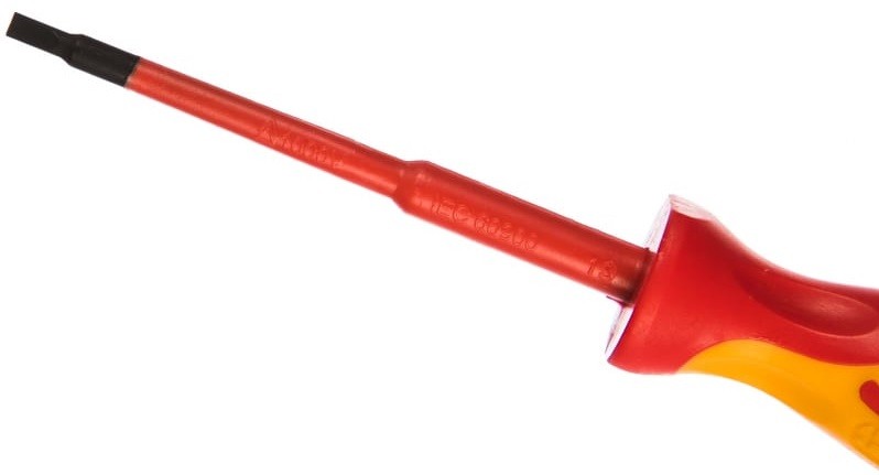 Отвертка шлицевая GROSS 12941 диэлектрическая SL3х75 мм, до 1000B - изображение 2