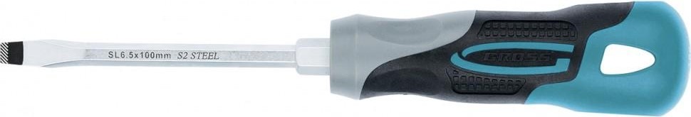 Отвертка шлицевая GROSS 6.5 х 100 мм 12116 12116