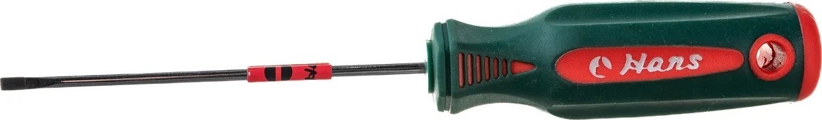 Отвертка шлицевая HANS 0410M2-3 2*75 мм