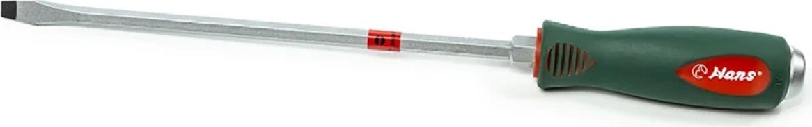 Отвертка шлицевая HANS 0516M8-10 силовая с мет. затыльником