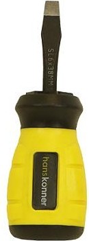 Отвертка шлицевая HANSKONNER HK1040-16-SL6-38 алмазн. наконечник