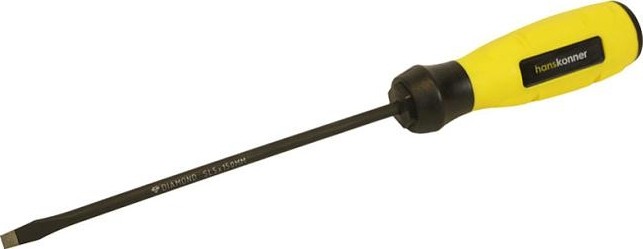 Отвертка шлицевая HANSKONNER HK1040-16-SL5-150 алмазн. наконечник