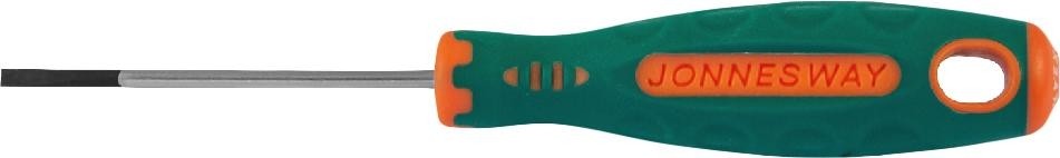 Отвертка шлицевая JONNESWAY D71S2575 ANTI-SLIP GRIP, SL2.5х75 мм 046117