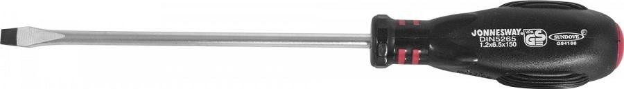 Отвертка шлицевая JONNESWAY D03S8150 HERCULES, SL8х150 мм 047066