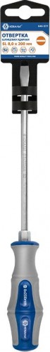 Отвертка шлицевая Кобальт 646-577 ударная ultra grip sl 8,0x200 мм s2, двухкомпонент