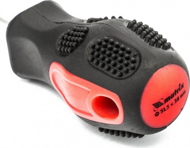 Отвертка шлицевая MATRIX Anti-Slip 5.0 х 38 мм  12202 - изображение 3