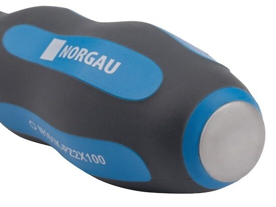 Отвертка шлицевая Norgau 12x200 с ударным наконечником n155k 062012320 - изображение 4