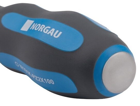 Отвертка шлицевая Norgau 5,5x100 с ударным наконечником n155k 062012255 - изображение 4