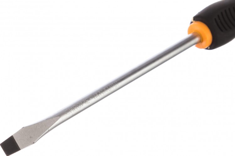 Отвертка шлицевая REXANT SL 8х150 мм Cr-V двухкомпонентная рукоятка 12-4724 - изображение 2