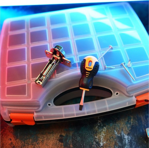 Отвертка шлицевая REXANT SL 5х40 мм Cr-V двухкомпонентная рукоятка 12-6435 - изображение 4