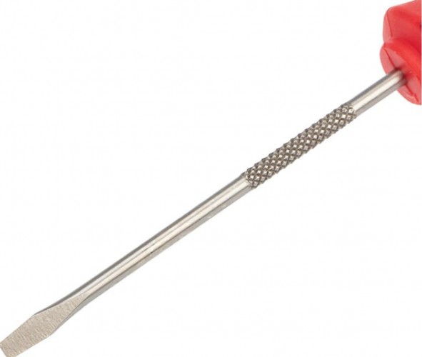 Отвертка шлицевая REXANT SL 3х75 мм S2 трехкомпонентная рукоятка сталь 12-4721-1 - изображение 4