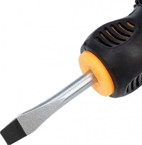 Отвертка шлицевая REXANT SL 5х40 мм Cr-V двухкомпонентная рукоятка 12-6435 - изображение 2