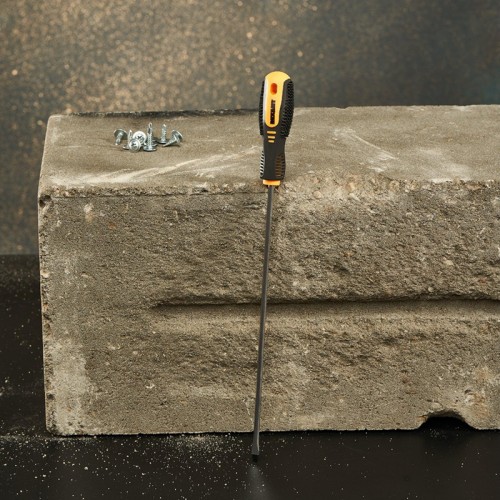 Отвертка шлицевая REXANT SL 4х200 мм Cr-V двухкомпонентная рукоятка 12-6426 - изображение 5